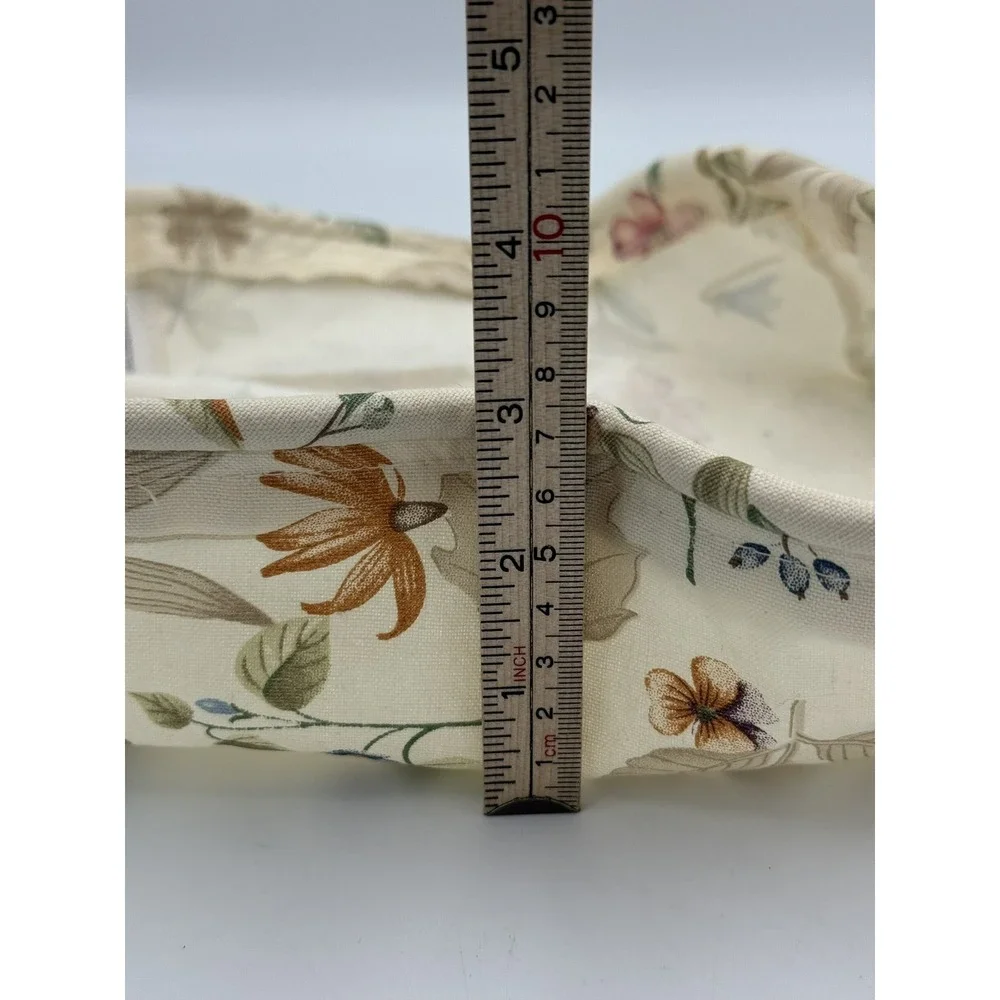 Longaberger Napkin Basket Liner Botanical Fields